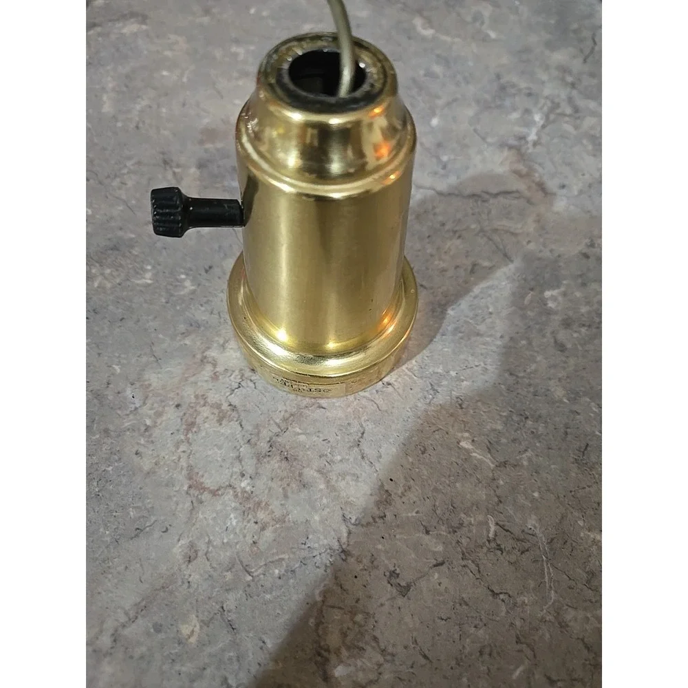 Vtg Stiffel Lamp Finial Brass Ornate Replacement Part 3.5